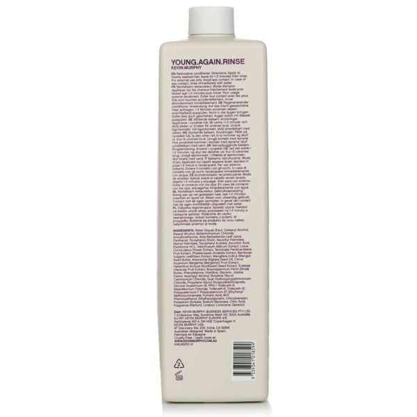 Young.again.rinse (immortelle And Baobab Infused Restorative Softening Conditioner - To Dry, Brittle Or Damaged Hair) - 1000ml 33.8oz For Sale