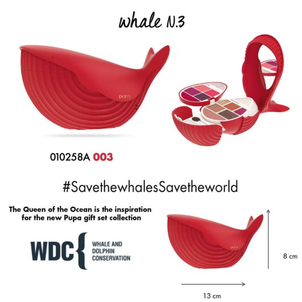 Pupa Whale Beauty Make Up Gift Kit N.3 #003 Red Online