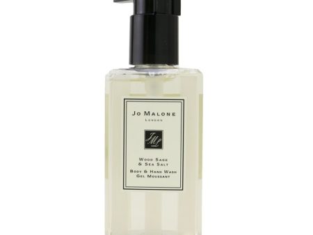 Wood Sage & Sea Salt Body & Hand Wash (with Pump) - 250ml 8.5oz on Sale