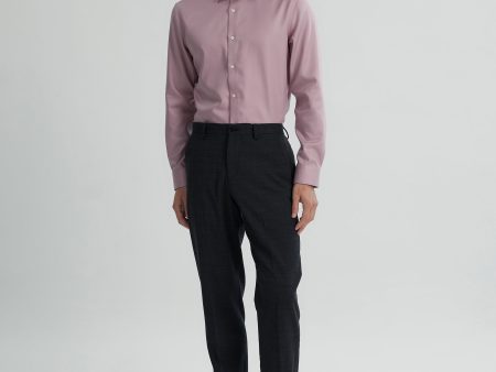 Alexander & Sons, Dusty Pink Twill, Long Sleeve Shirt Online