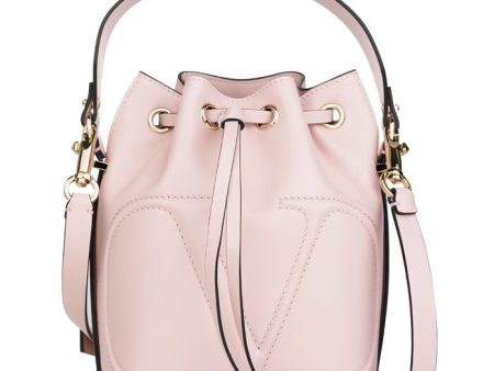 Valentino Small Vlogo Bucket Bag Hot on Sale