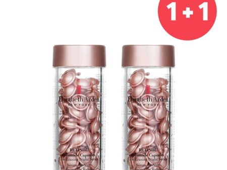 【1+1 Set】ceramide Retinol Capsules - Line Erasing Night Serum - 60caps x2 For Sale