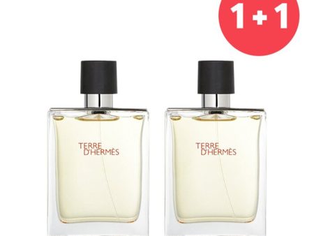 【1+1 Set】terre D hermes Eau De Toilette Spray - 100ml 3.4oz x2 Discount