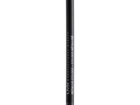 NYX - Metallic Eyeliner Black Metal - 0.048 oz (1.4 g) For Discount