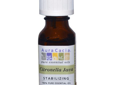 AURA CACIA - 100% Pure Essential Oil Citronella Java Protecting - 0.5 fl. oz. (15 ml) Online Sale