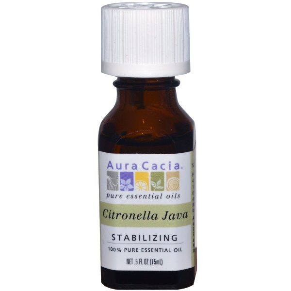 AURA CACIA - 100% Pure Essential Oil Citronella Java Protecting - 0.5 fl. oz. (15 ml) Online Sale