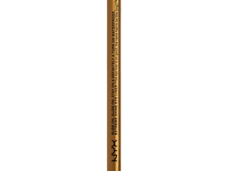 NYX - Slide On Eye Pencil, Glitzy Gold - 0.04 oz. (1.2 g) on Sale