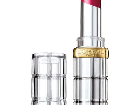 L OREAL - Colour Riche Shine Lipstick, Glassy Garnet - 0.1 oz. (3 g) Online now