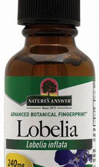 NATURE S ANSWER - Lobelia Herb Homeopathic Tincture 3X - 1 fl. oz. (30 ml) Sale