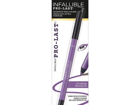 L OREAL - Infallible, Pro-Last Waterproof Pencil Eyeliner, Purple - 0.042 oz. (1.2 g) For Sale