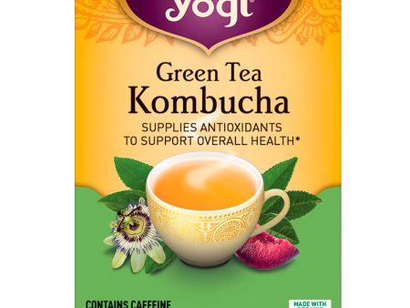 YOGI TEA - Green Tea Kombucha - 6 x 16 Tea Bags Sale